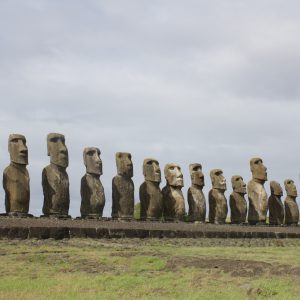 Ahu Tongariki - The largest platform on the island