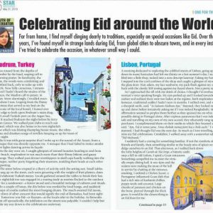Celebrating eid