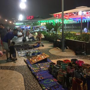 Street market - Copacabana promenade, Rio de Janeiro, Brazil