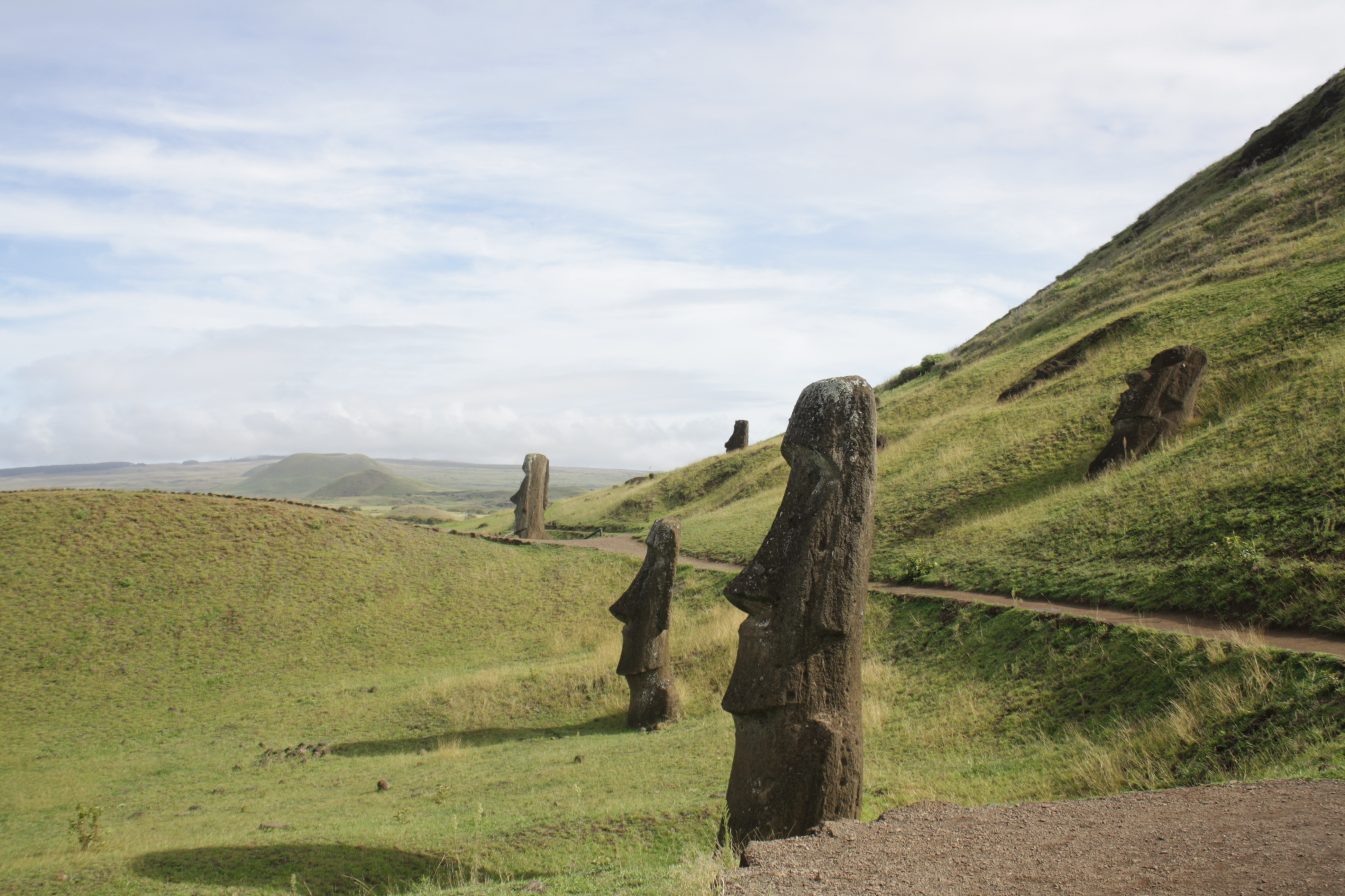The Moai at Rano Raraku