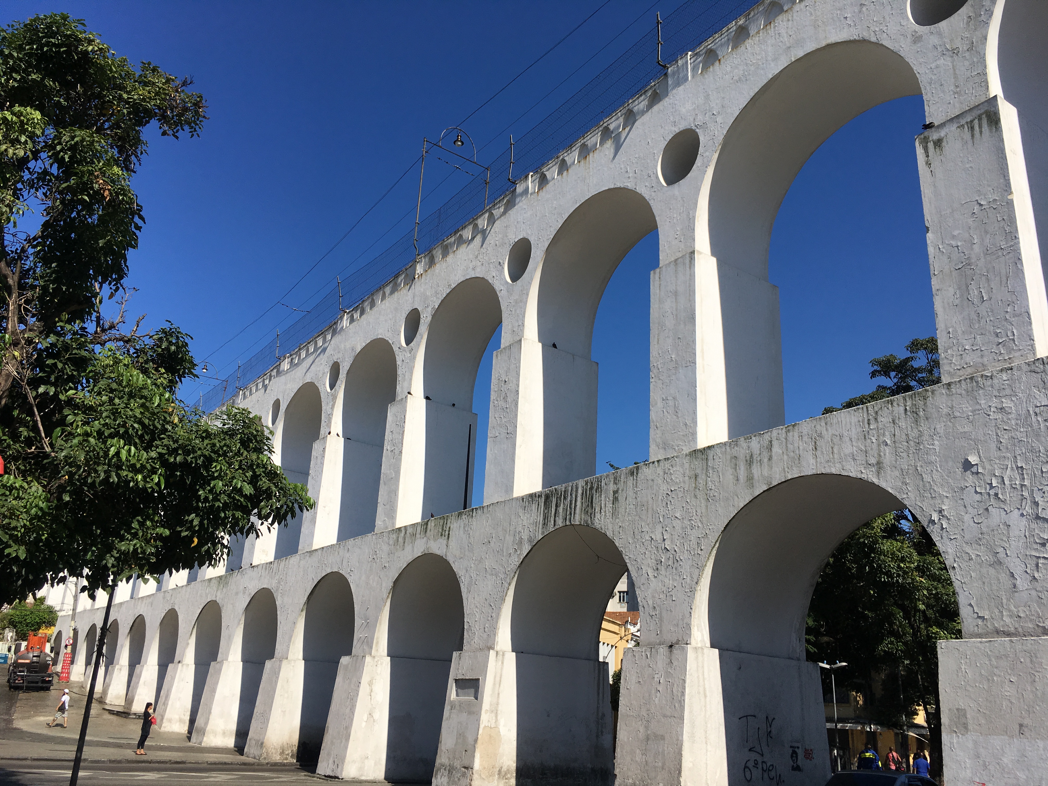 The Lapa Arches - a striking 18th century aqueduct, Rio de Janeiro, Brazil